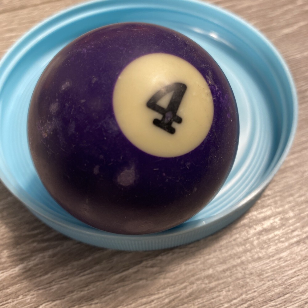 Sportcraft Replacement Billiard Pool Ball Number 4 Solid Purple