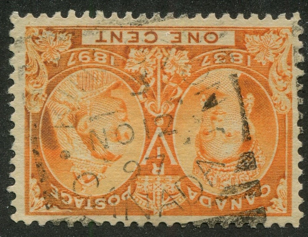 Canada #51 Used Jubilee Squared Circle Cancel "KINGSTON, ONT."