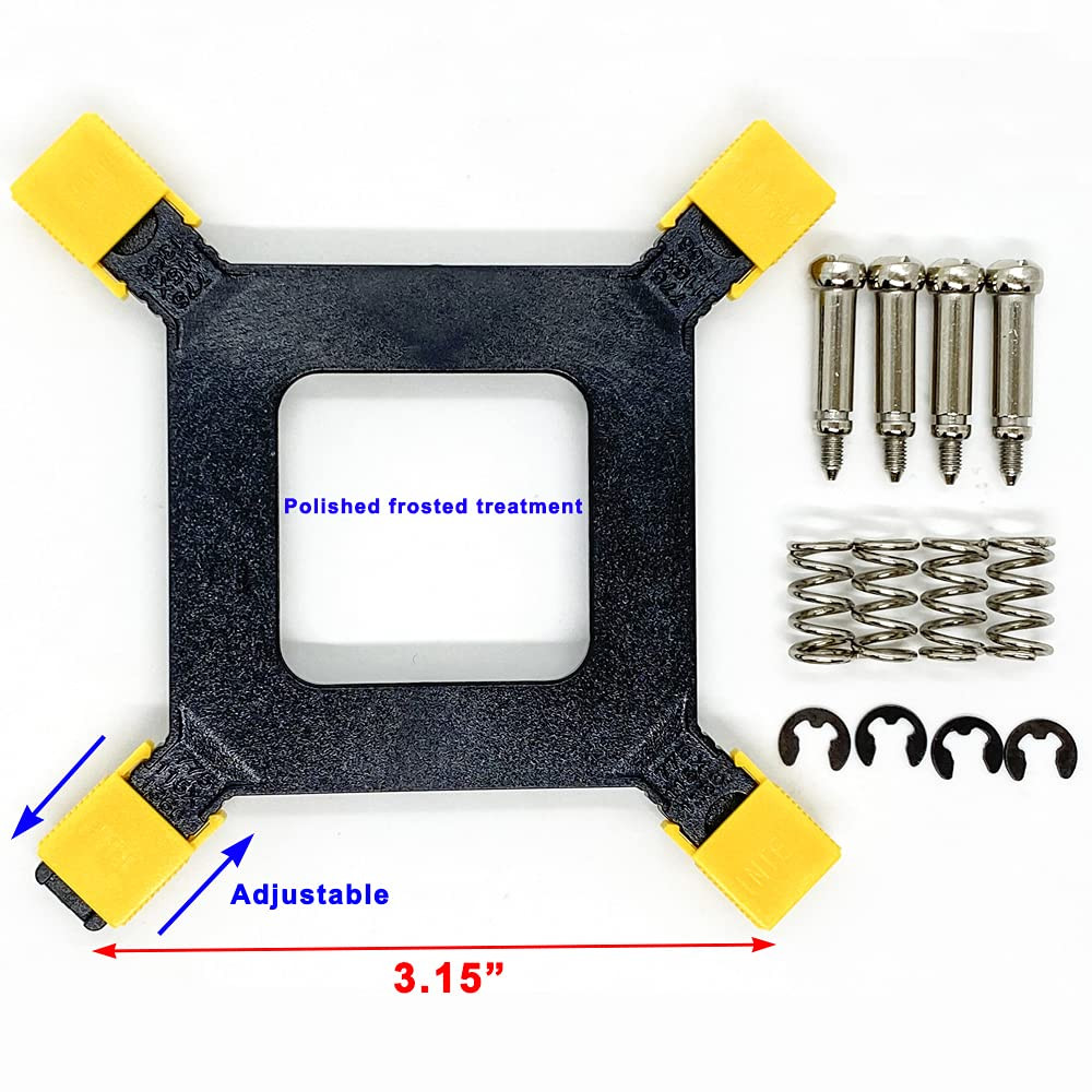 Adjustable Motherboard Backplate CPU Heatsink Mounting Bracket Kit Compatible wi