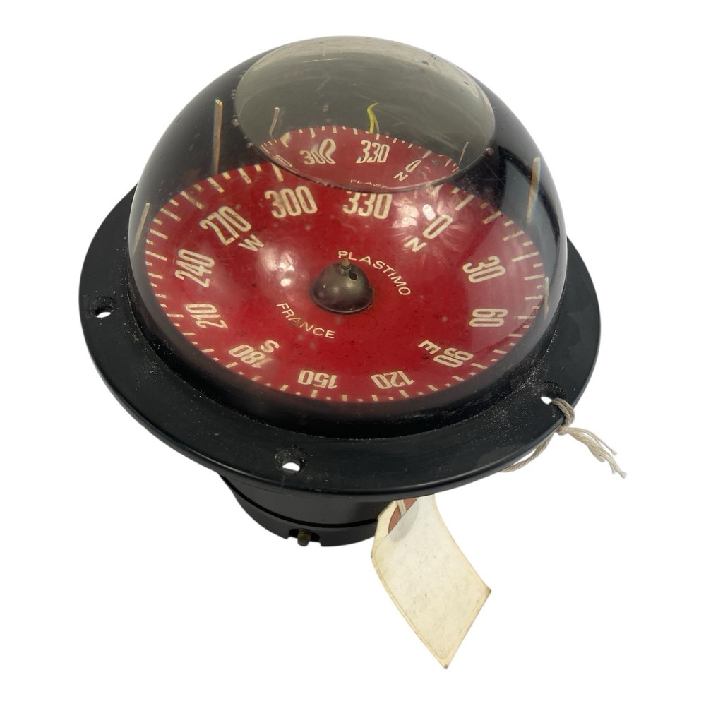 Plastimo Bulkhead Mount Compass RED