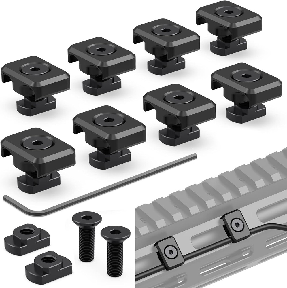 CGM909 Pressure Switch Cable Guides Compatible with M-LOK System, Flashlight Las
