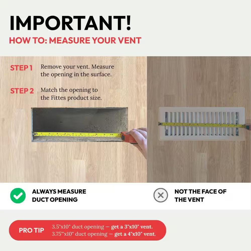 Framed Floor Vent (Lite) 4 In. X 10 In. White
