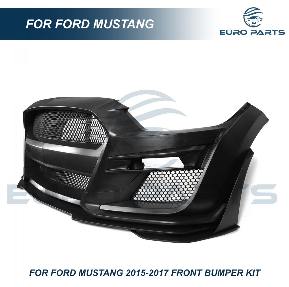 Fits 2015-2017 Ford Mustang GT500 Style Front Bumper Kit Conversion replacement