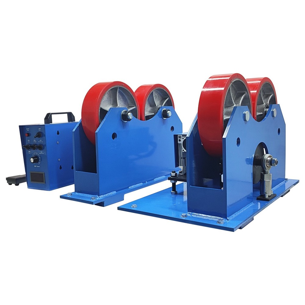 4400LBS Welding Roller Rack Digital Display Welding Turning Rolls Linkage Roller