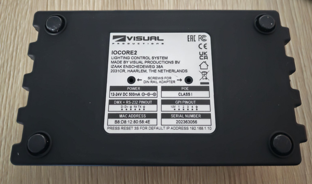 Visual Productions IOCORE2 GPIO Interface Expansion Module with RS-232 and DMX