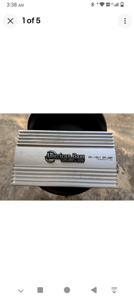 Vintage 2000amp American Bass Amplifier