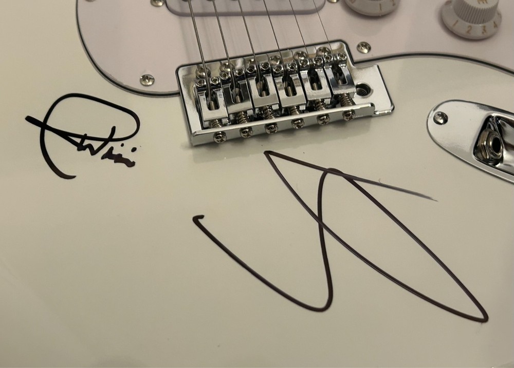Toto signed Electric Guitar JSA COA