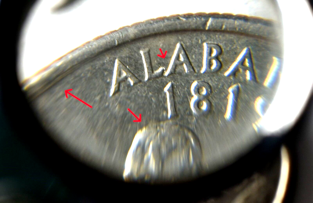 2003 P Hellen Keller Commemorative State Quarter Alabama Error