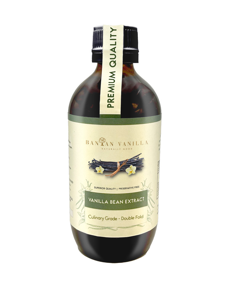 VANILLA BEAN EXTRACT DOUBLE FOLD-CULINARY GRADE 200 mL, FREE SHIPPING