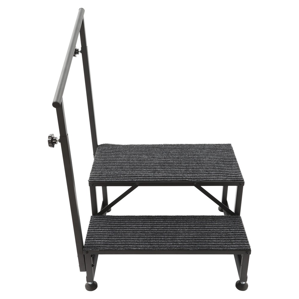 2-Step Ladder with Handrails for Pool and Home Use, Durable & Stable