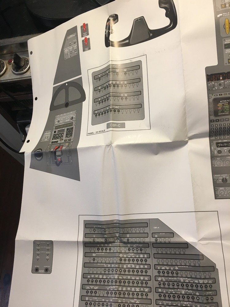 Challenger 601-3A Instrument Panel Posters