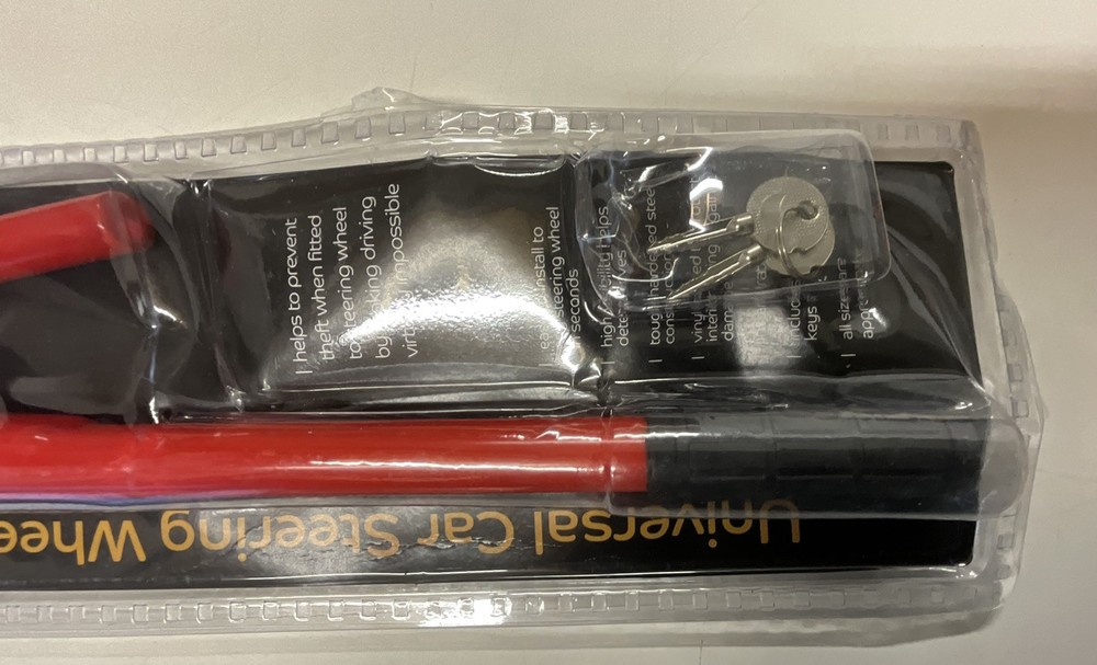 Blackspur universal steering wheel lock