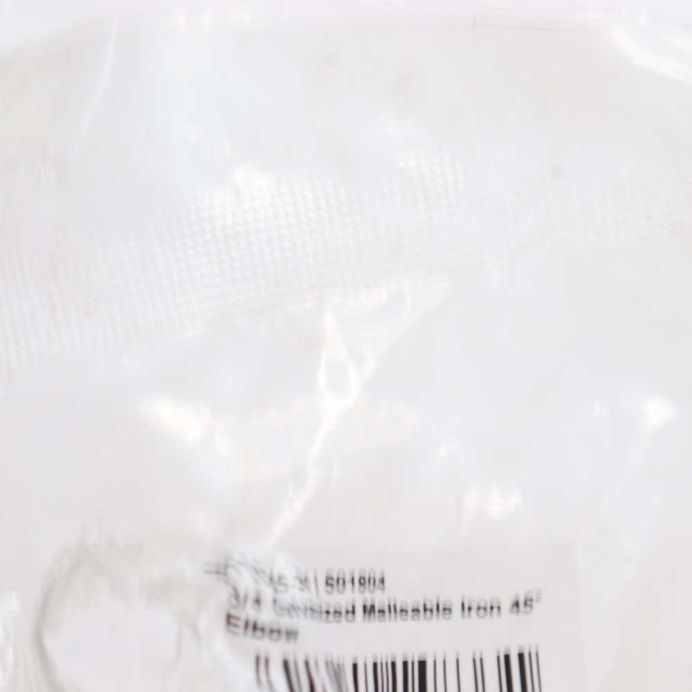 STZ Galvanized Iron 45Â° Elbow 3/4" 311 E45-34
