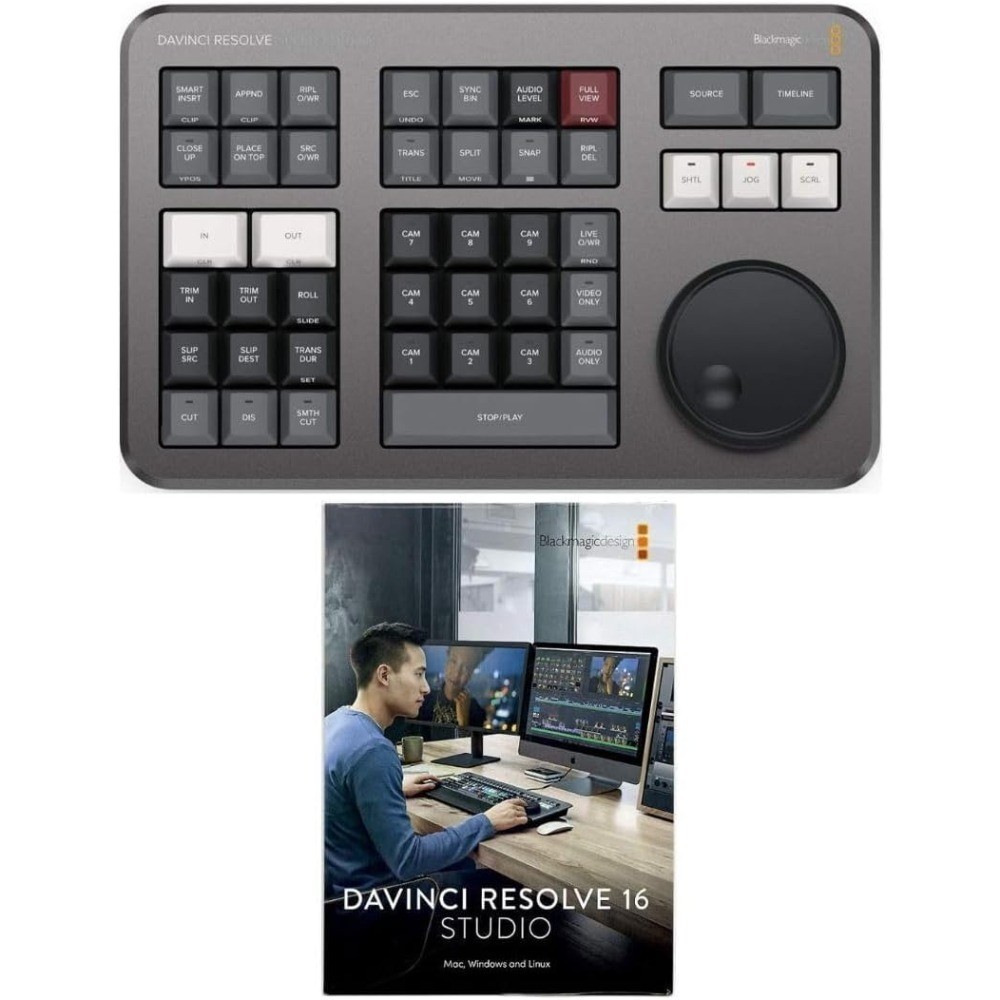 DaVinci Resolve Speed Editor Keyboard with Editing Software License Activation