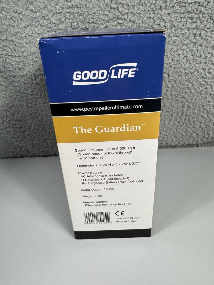 The Guardian Pest Control Electronic Rodent Repeller READ Missing Instructions