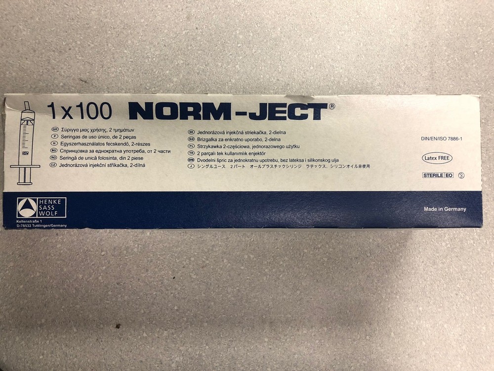 NORM-JECT 4050 5 ML Single use Syringes qty 100