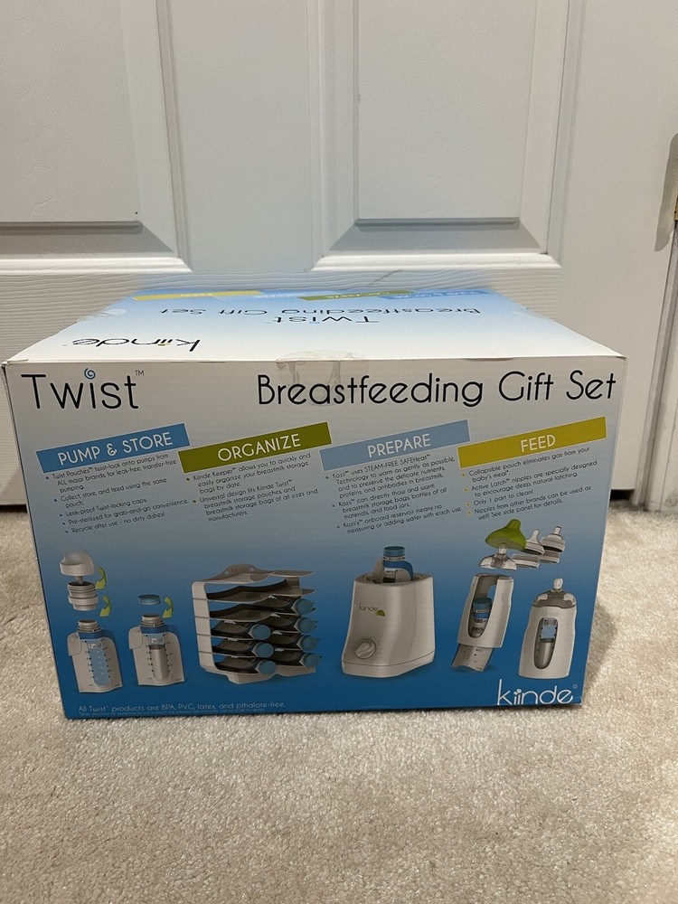 Kiinde Breastfeeding Gift Set with Case - White