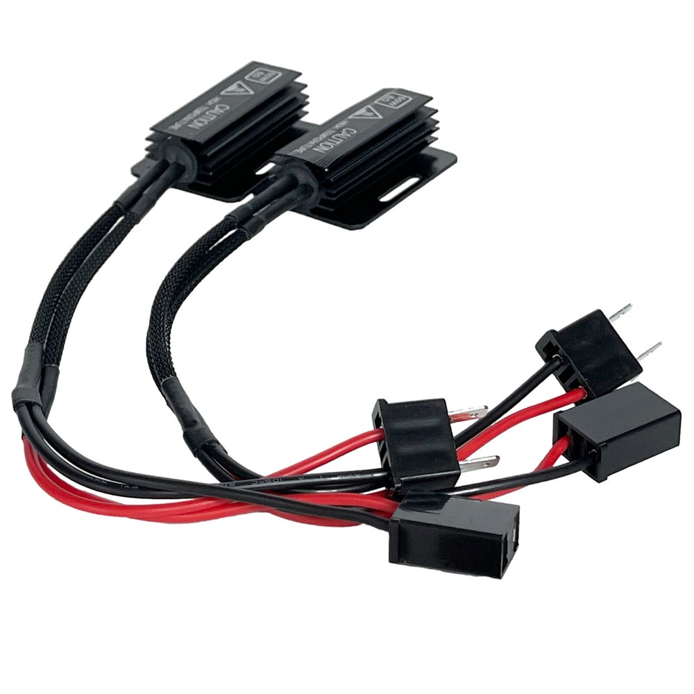 NEW Upgraded H7 LED Load Resistor Kit 50W 6ohm Headlight Error Canceller Decoder