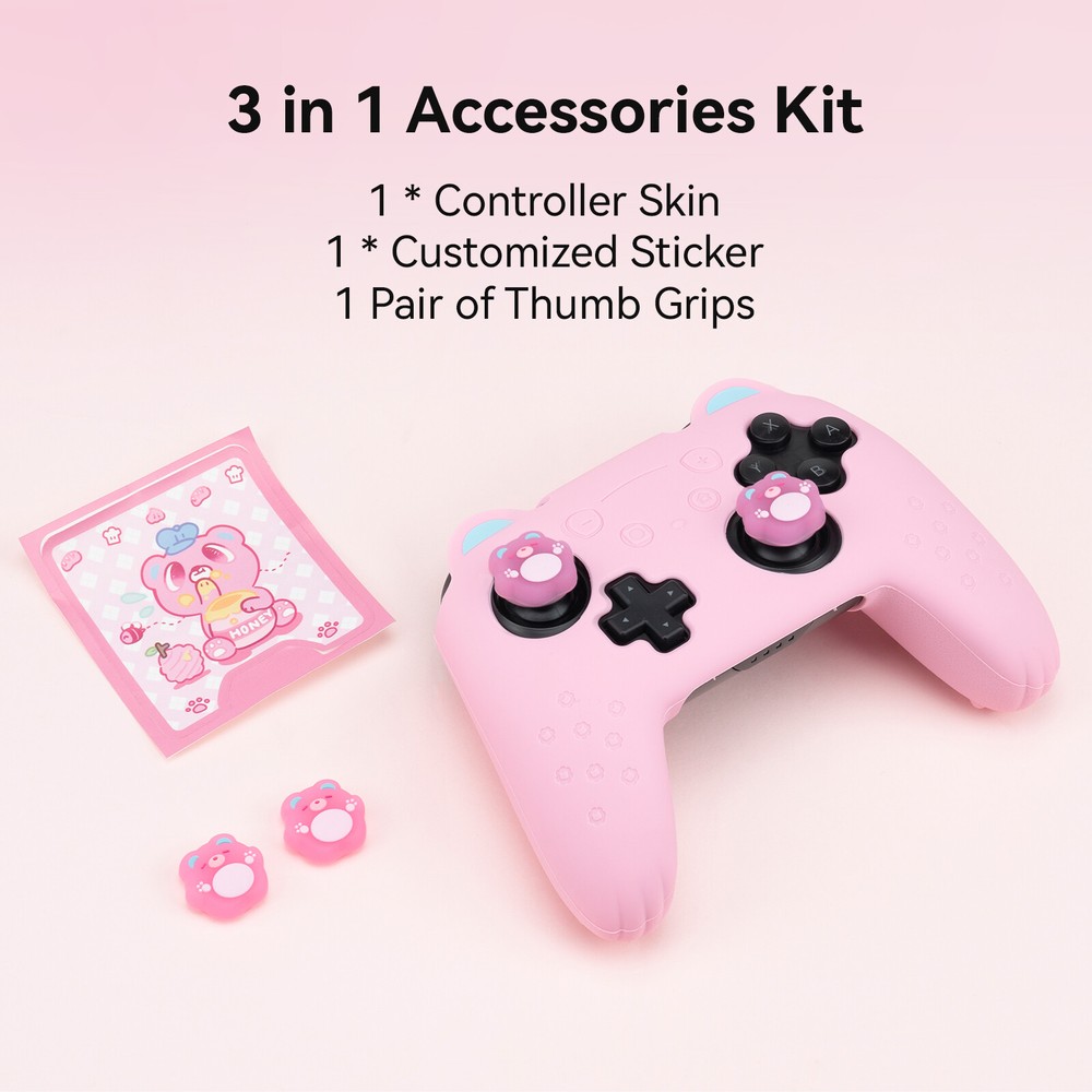 For Nintendo Switch Pro Controller Silicone Cover Protective Skin Case Sleeve