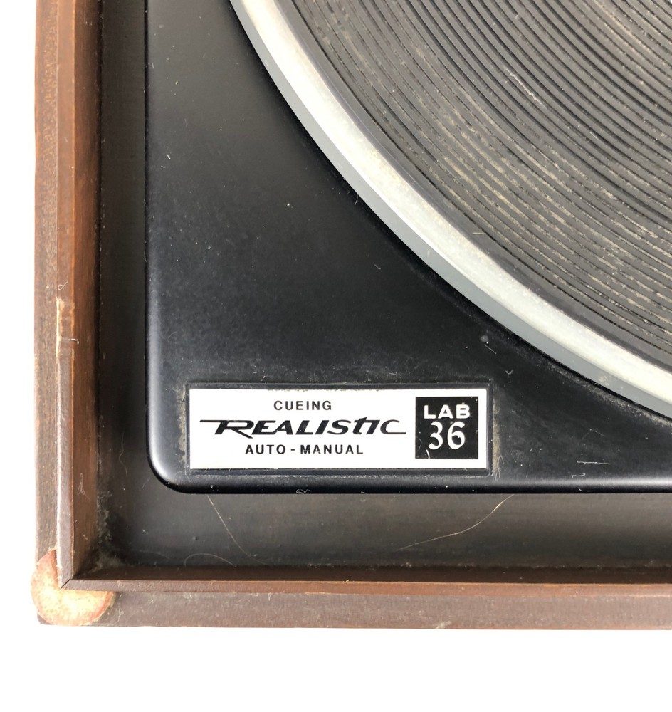 Vintage Realistic LAB 36 Automatic Turntable Untested