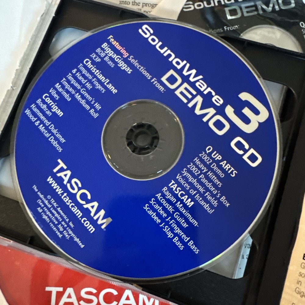 Tascam Giga Studio 96 Sampling Workstation - With Box & Cd-key, All Extras Rare