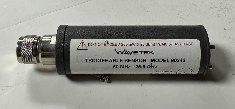 Wavetek / Gigatronics 80343 Triggerable Power Sensor 50MHz-26.5GHz Tested