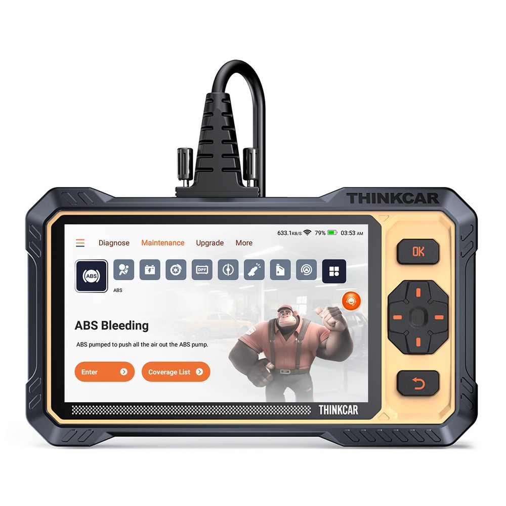 Thinkscan 662 Car OBD2 Engine ABS TCM SRS Diagnostic Scanner Tool Active Test US
