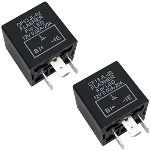 3-pin LED Flasher Relays CF13, Fixed 12V Electronic Blinker CF13 flasher relay