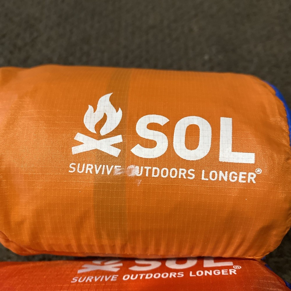 Sol Bivvy Emergency Sheets 1-Regular With Whistle And 1-XL