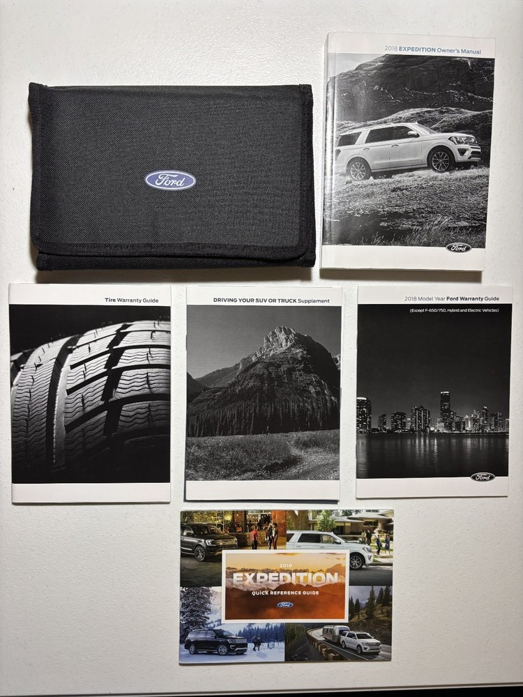 2018 Ford Expedition Owner's Manual OEM Set