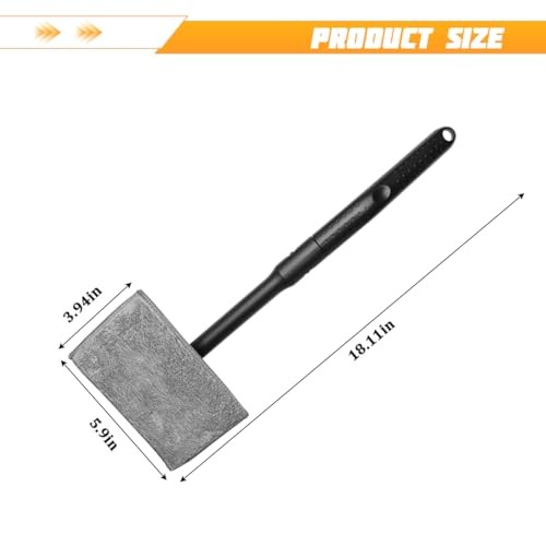 Car Windshield Cleaning Tool, Vehicle Window Cleaner with Extendable 2 Pads
