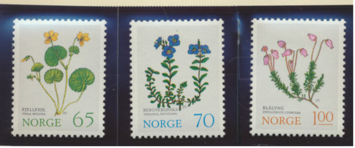 Norway Stamps Scott #626 To 628, Mint Hinged