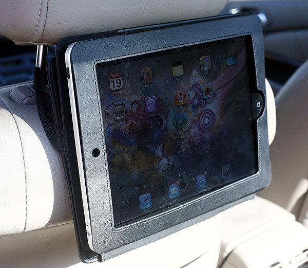 HR-IPAD: iPad Case w/ built-in Stand & Headrest strap
