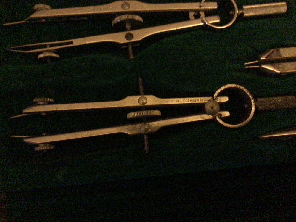 Vintage Tower Germany Drafting Tool Set