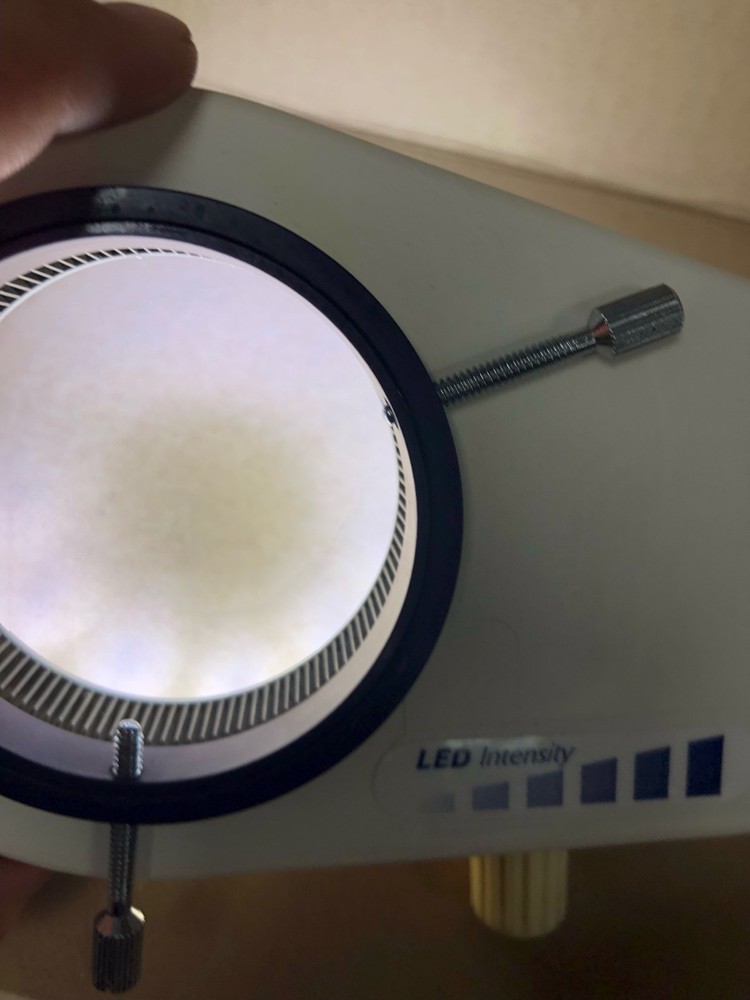 Micro-Lite LV2000 LED Microscope Ring Illuminator, ID: 2.35" (TESTED)