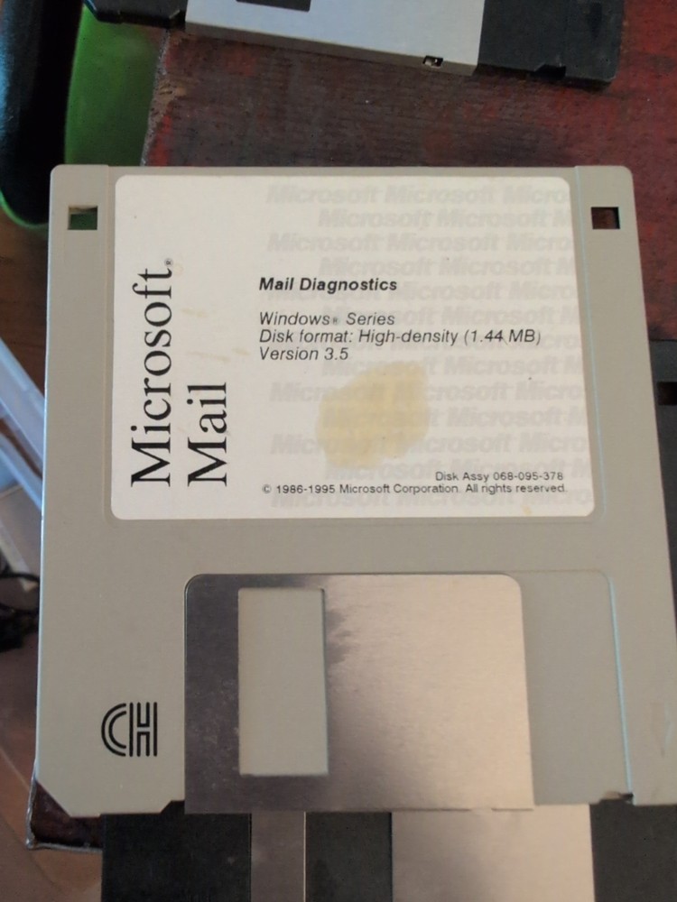 Microsoft Mail Workstation Version 3.5 Floppy