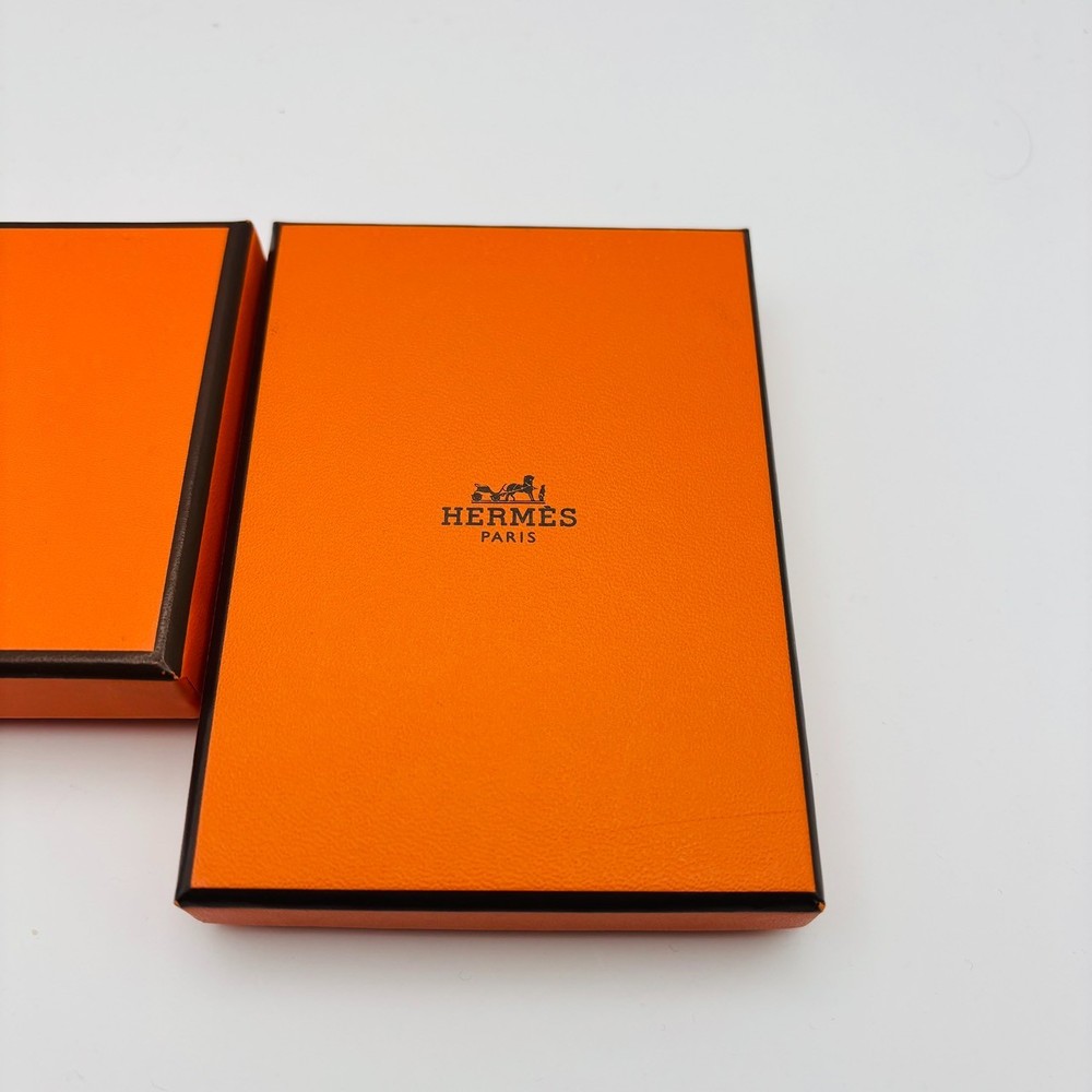 HERMES Authentic EMPTY Box + Ribbon,Wrapping Paper Accessory 2 set from Japan
