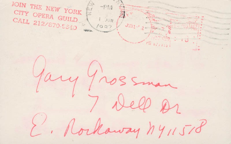 BEVERLY SILLS - AUTOGRAPH NOTE SIGNED 06/10/1982
