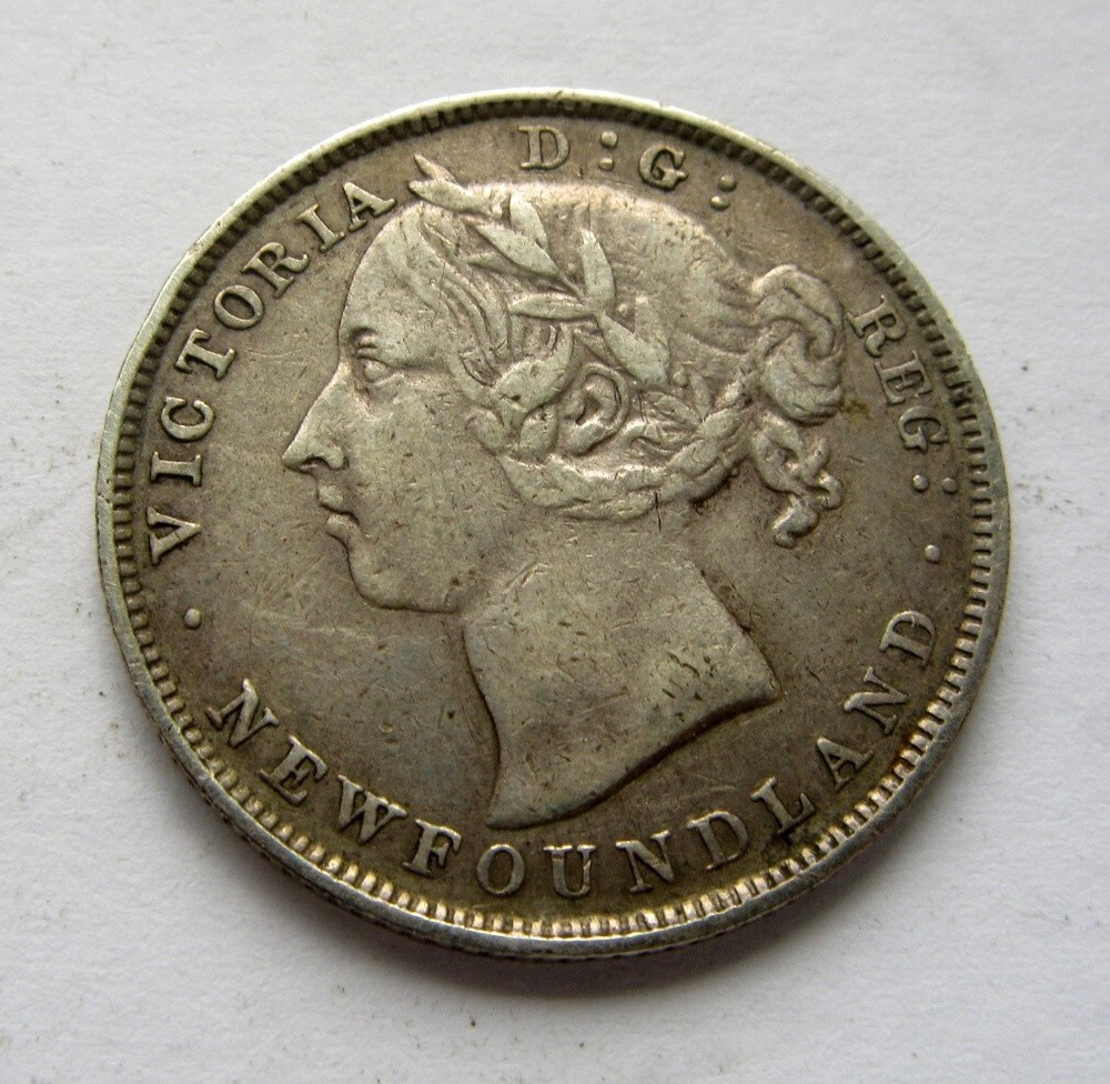 1896 Newfoundland 20 Cent - NICE