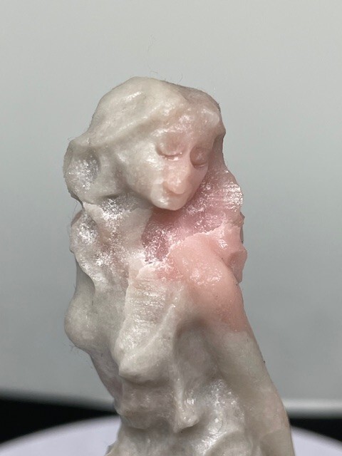 Pink Opal Mermaid Carving - Crystals