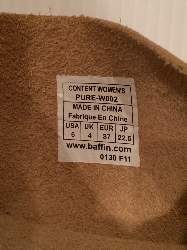 Baffin boots - Women's size 6