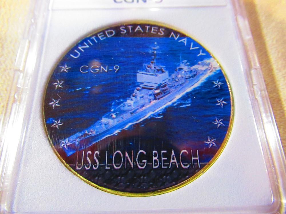 US NAVY - USS LONG BEACH CGN-9 Challenge Coin