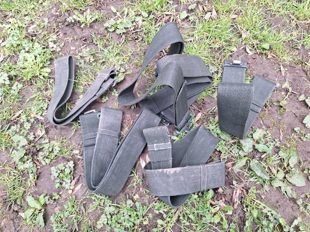 X 6 British Nylon Old Style Belts