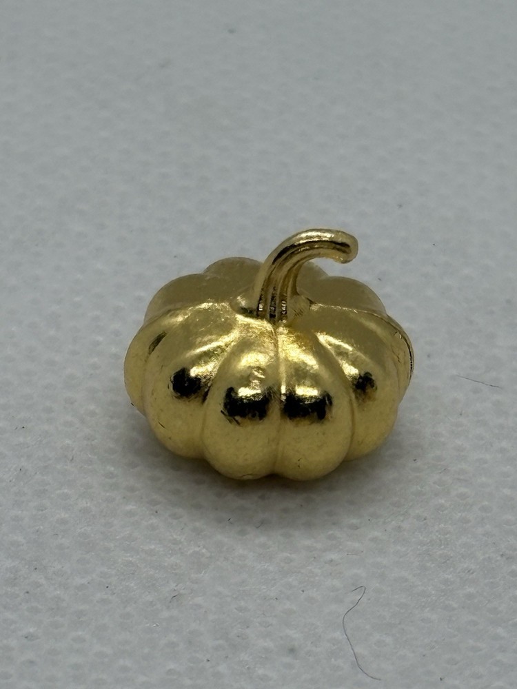Small Gold Pumpkin In A Bottle