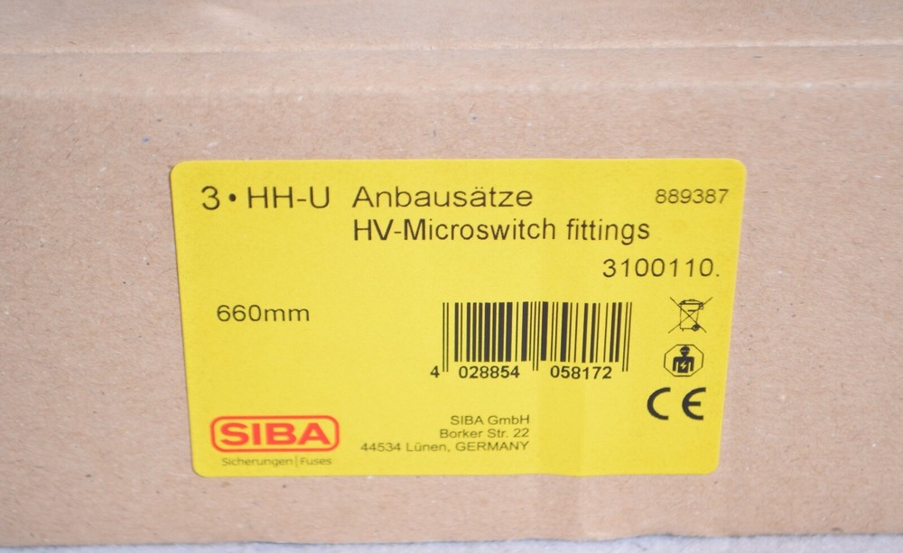 SIBA microswitch assembly 3100110