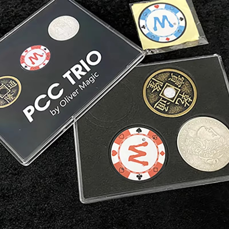 PCC TRIO – Classic CSB Coin Magic Trick for Stunning Vanishes & Changes