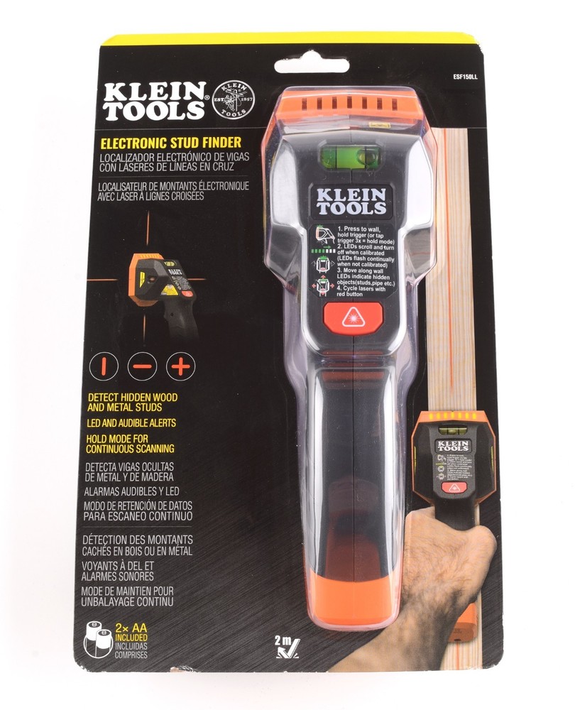 *Klein Tools ESF150LL Electronic Stud Finder with Cross-Line Lasers
