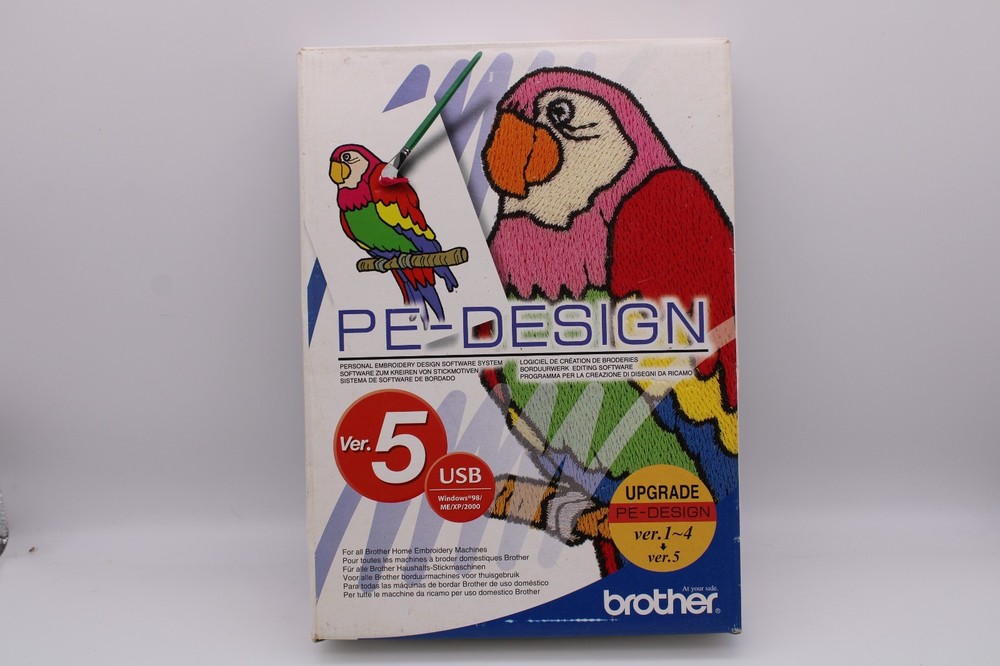 Brother PE-Design Version 5 (UPGRADE) Embroidery Digitizing Software