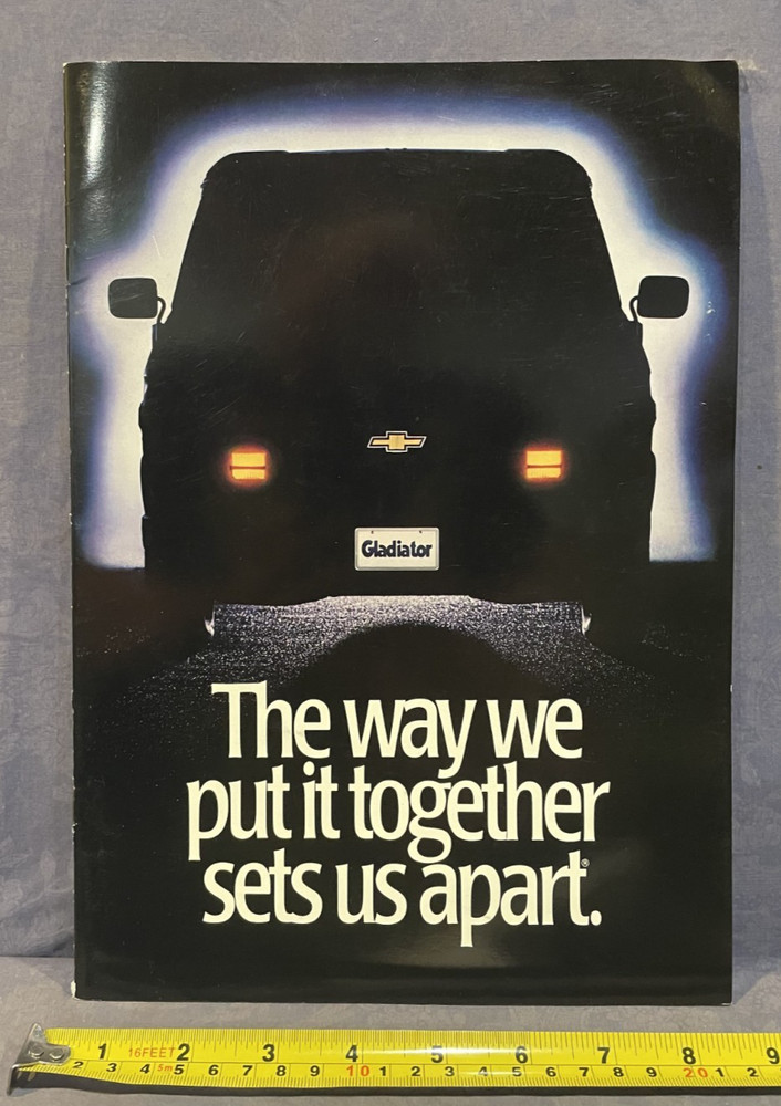 Gladiator Made by Glaval conversion van 1988 brochure