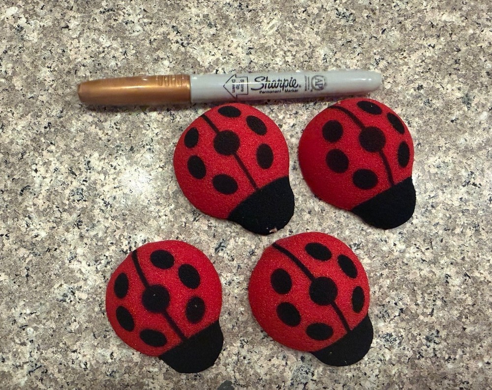 Sponge Lady Bug By Alan Wind - Rare